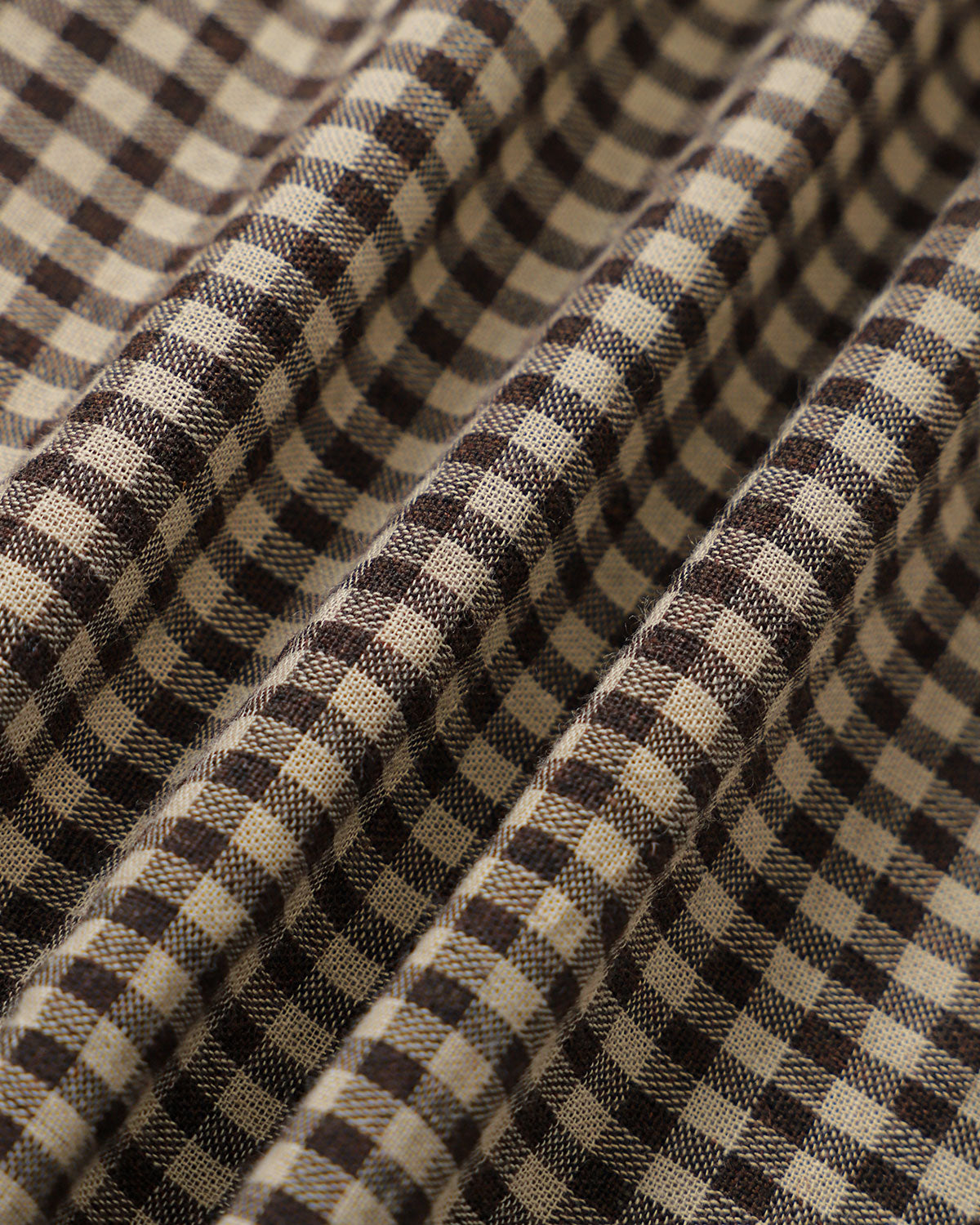 Brown Plaid Lapel Pleated Mini Dress